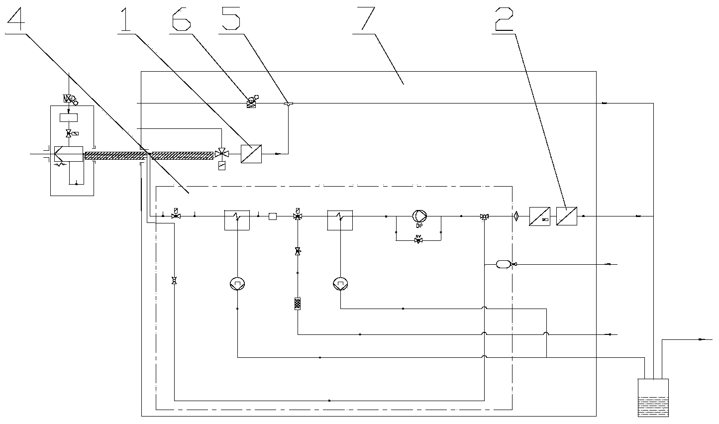 Flue gas treatment system and dry-wet oxygen measurement apparatus thereof