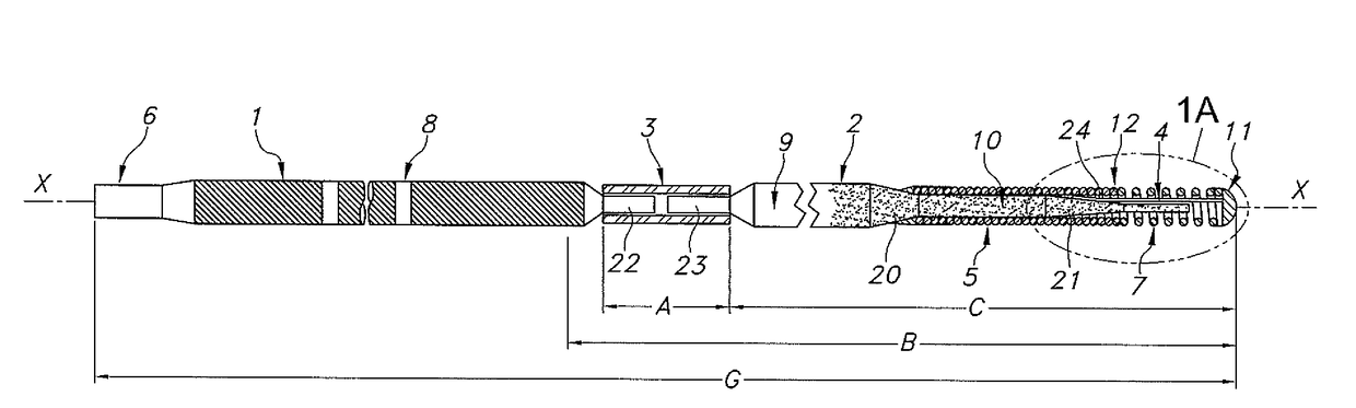 Variable stiffness guidewire