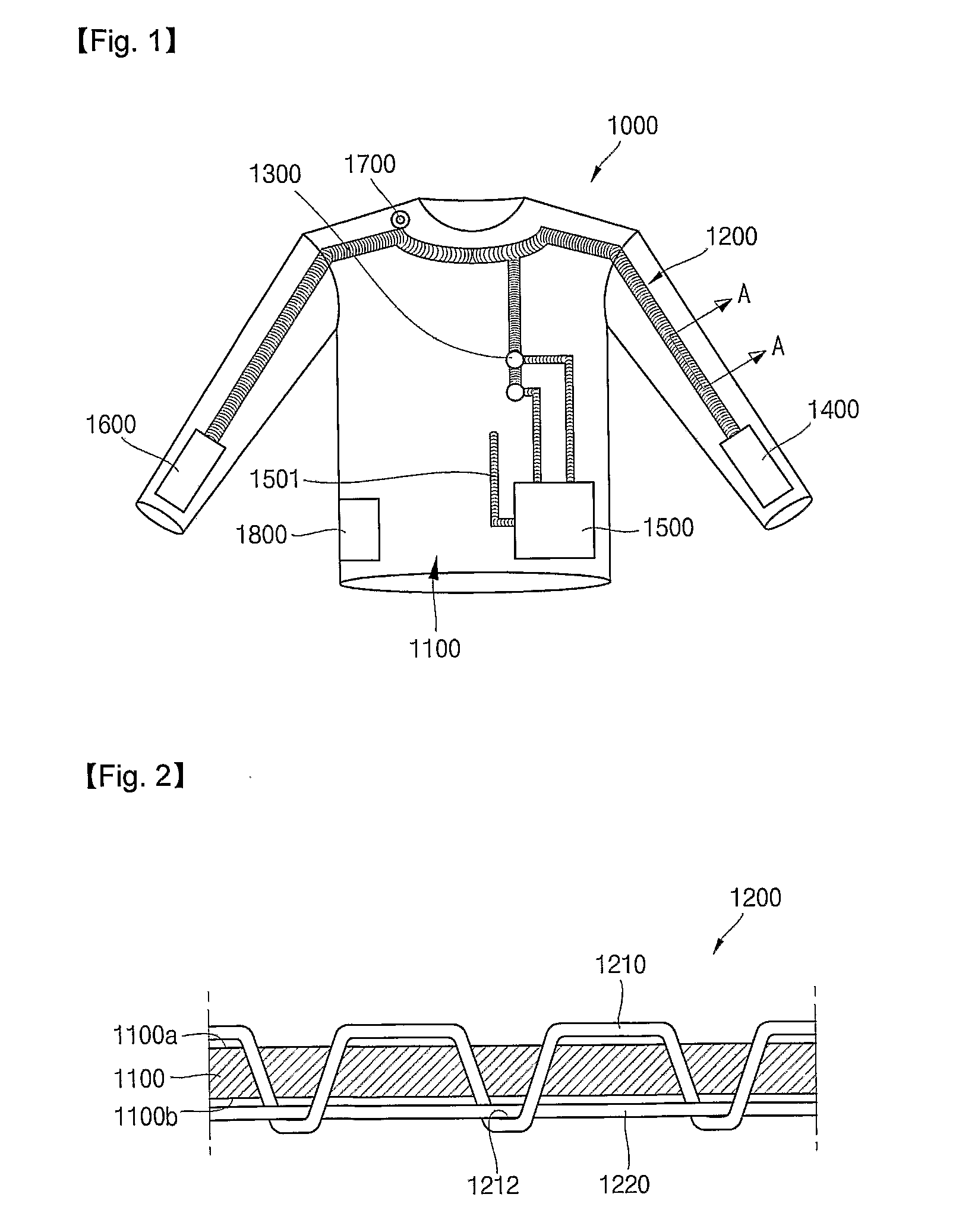 Digital garment using embroidery technology and fabricating method thereof