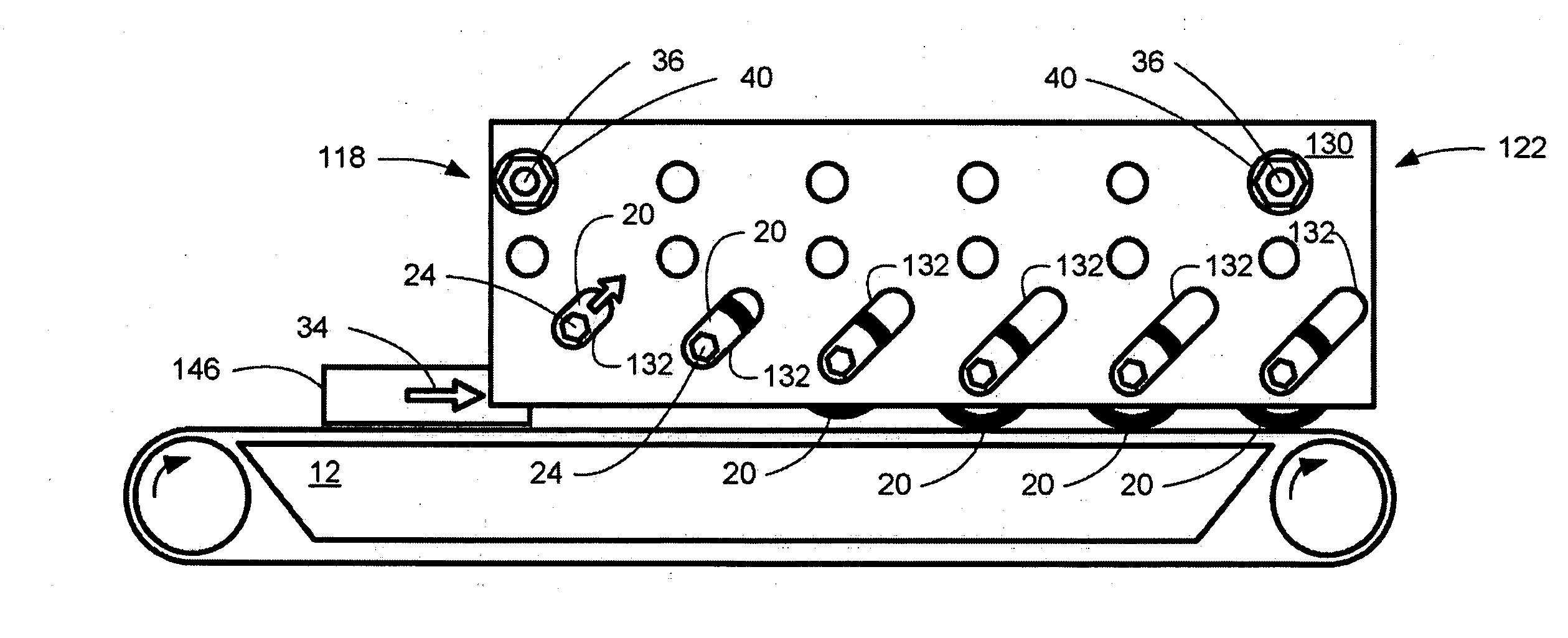 Apparatus for accommodating greater height variance of articles in shrink packaging machine