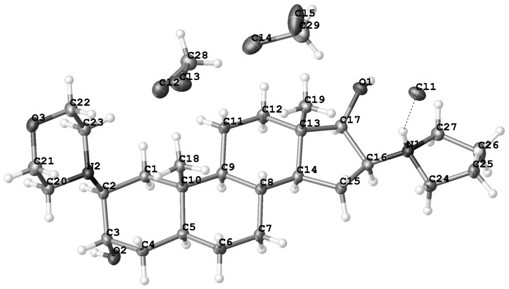 Preparation method of rocuronium bromide starting material (LK-7) single crystal