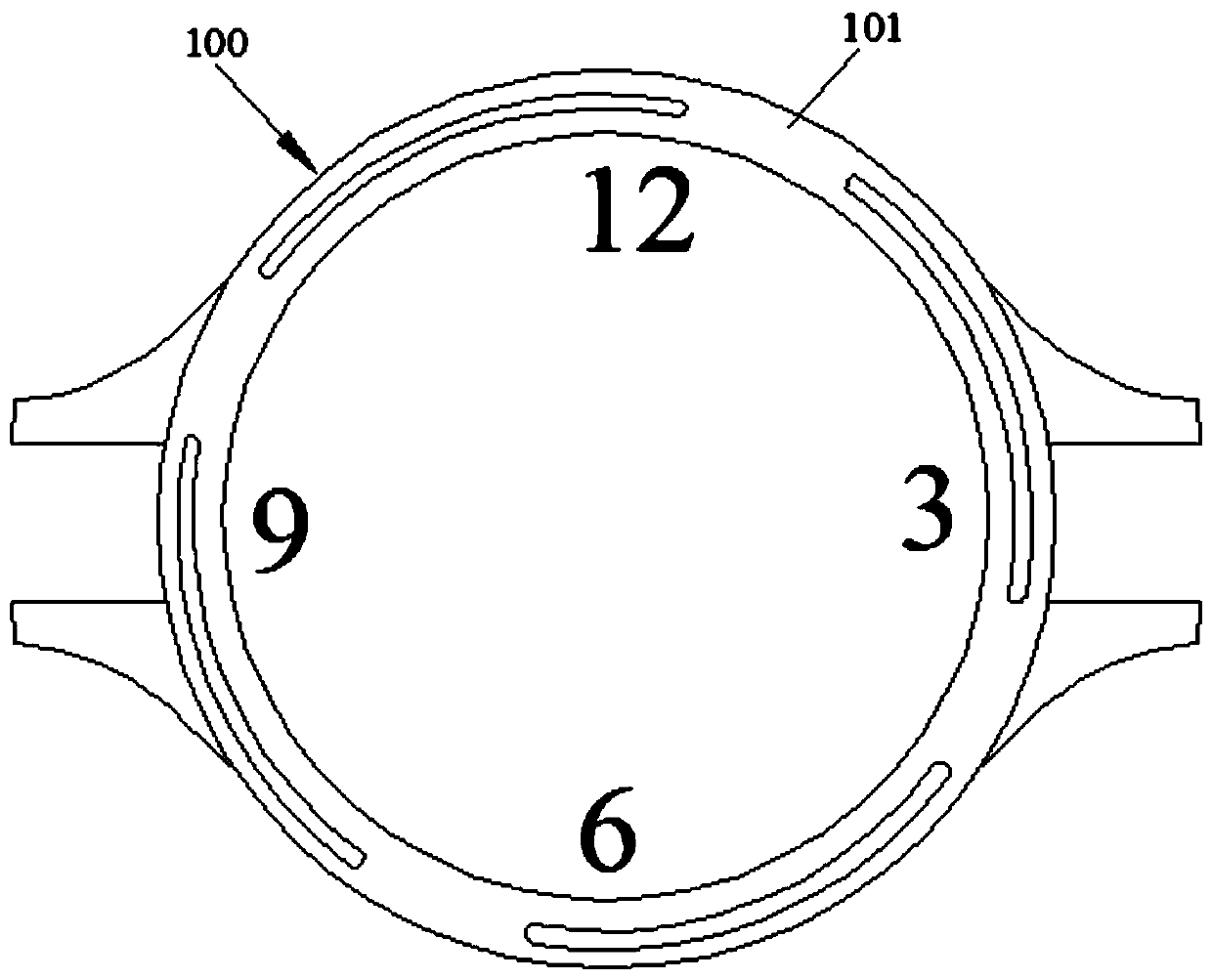 High-strength and corrosion-resistant black titanium clock ornament and production process thereof