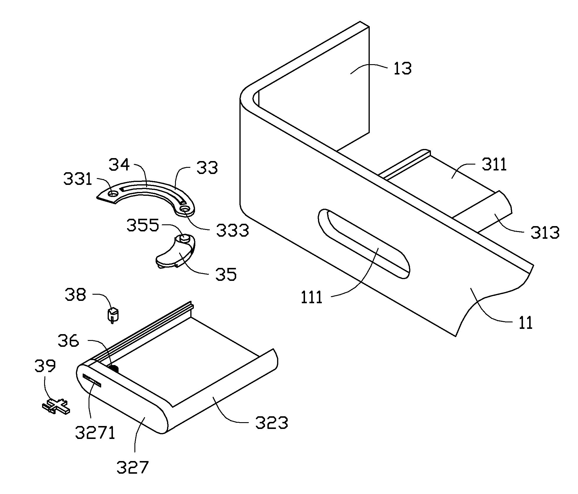 Chip card holding mechanism and electronic device using the same