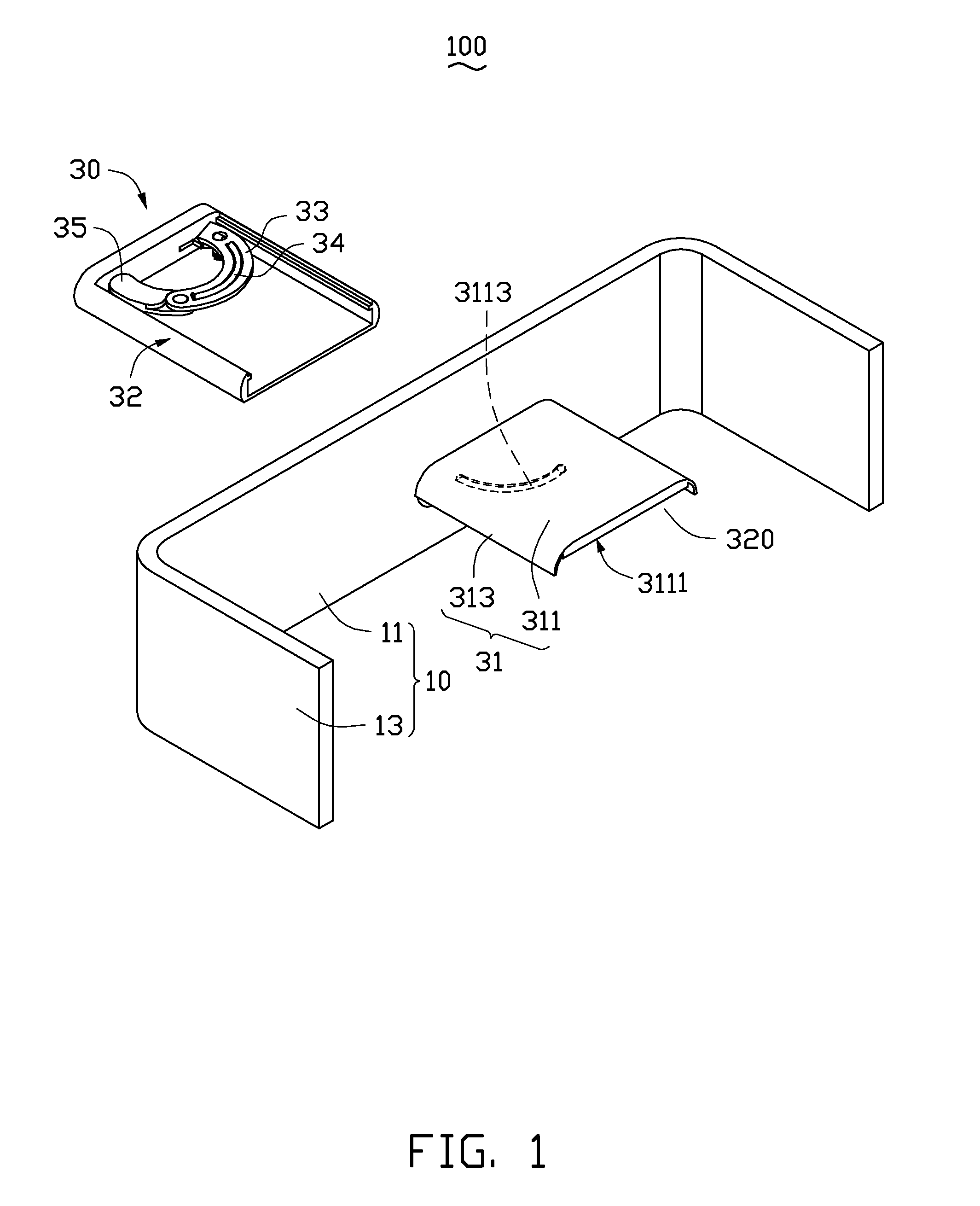 Chip card holding mechanism and electronic device using the same