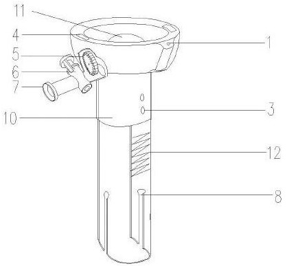 Puncture sheath of abdominal puncture suture device