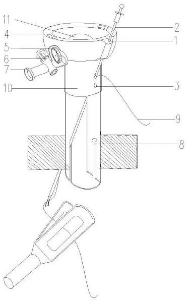 Puncture sheath of abdominal puncture suture device