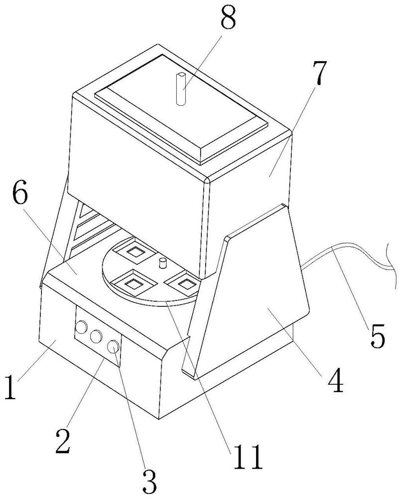 Surface paint vehicle spraying device for inverter production