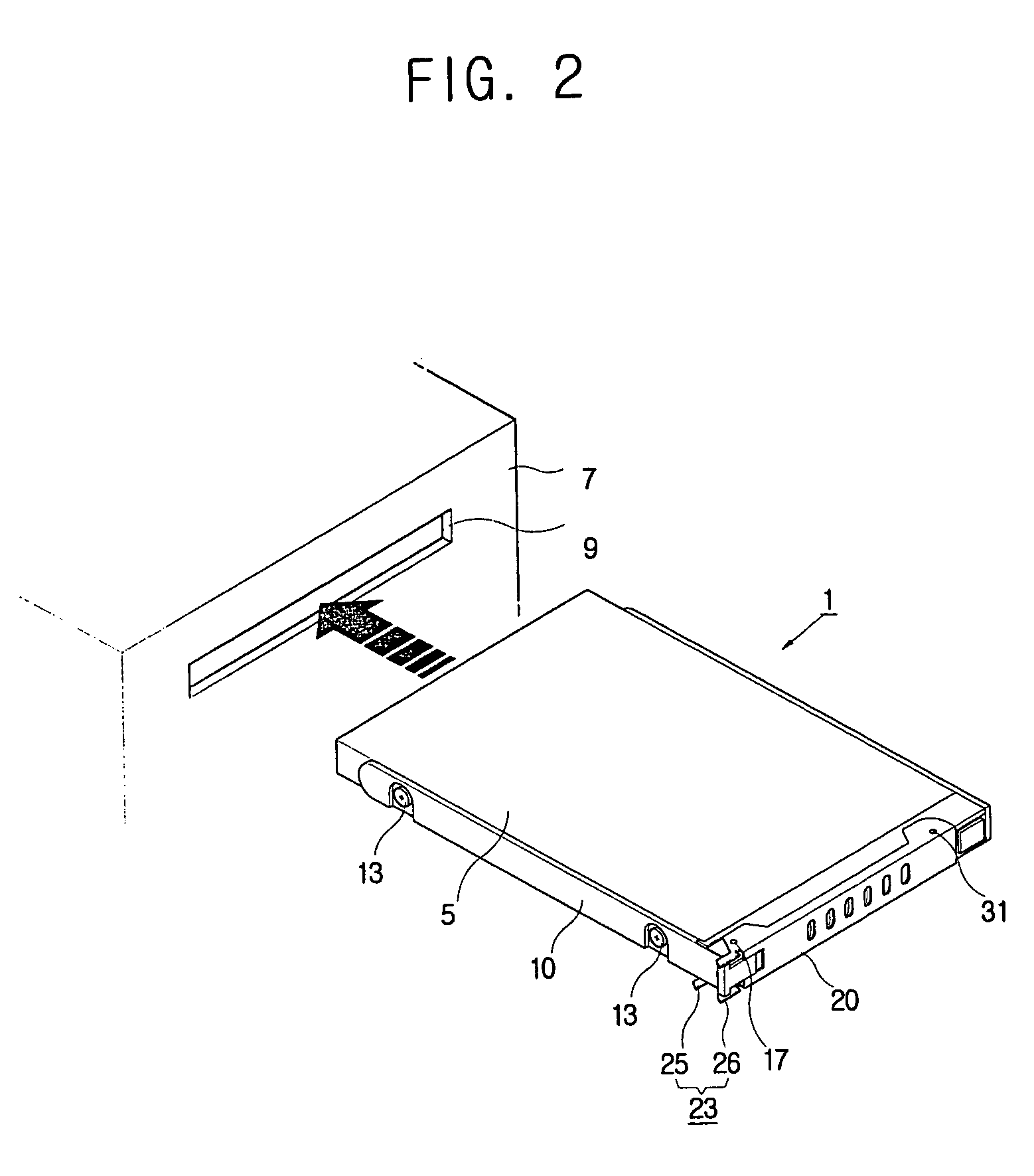 Hard disk support apparatus and computer having the same