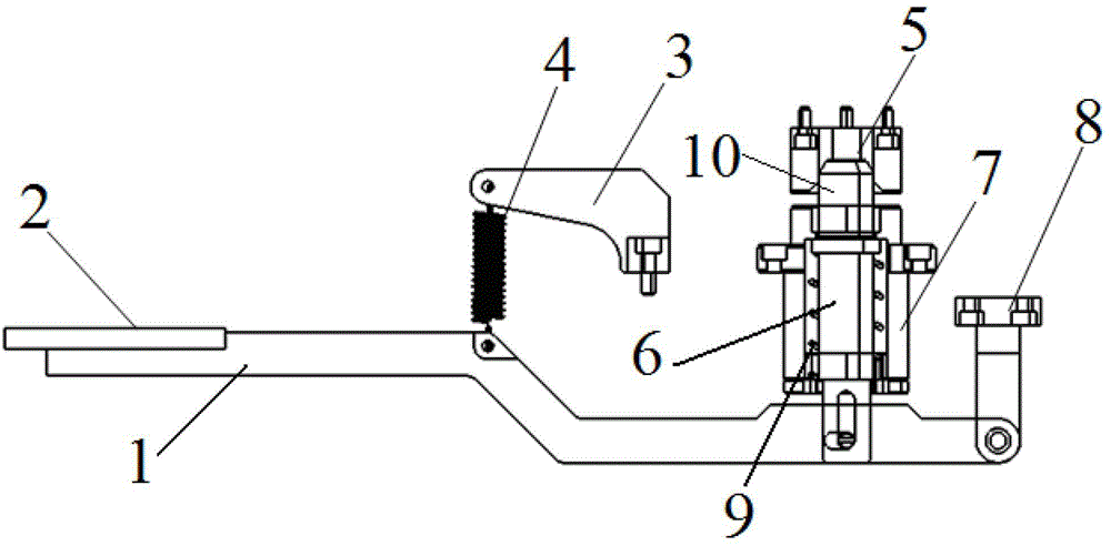Locking device for welding rotary jig of automobile body