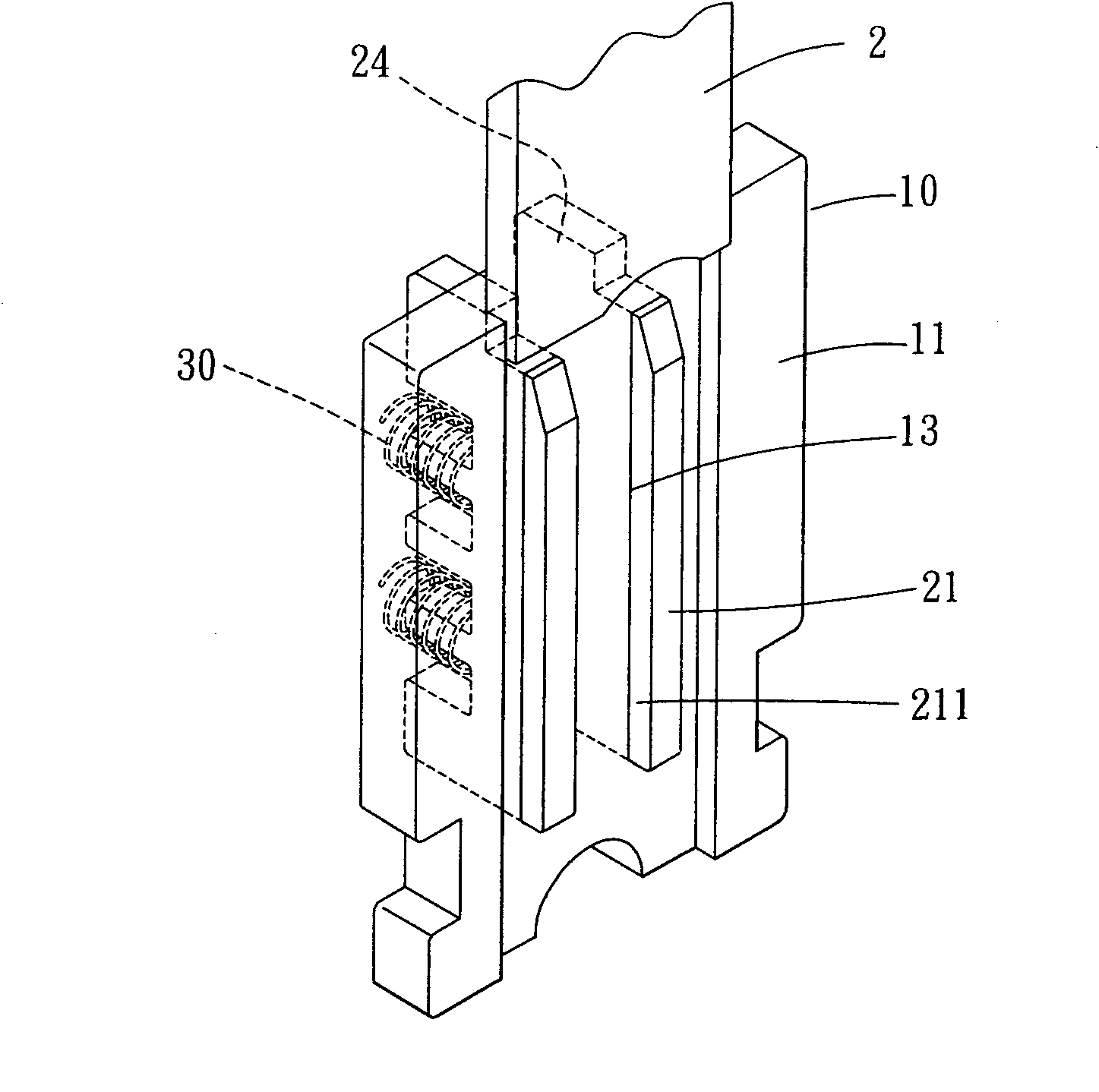 Nail guiding structure and nail gun with same