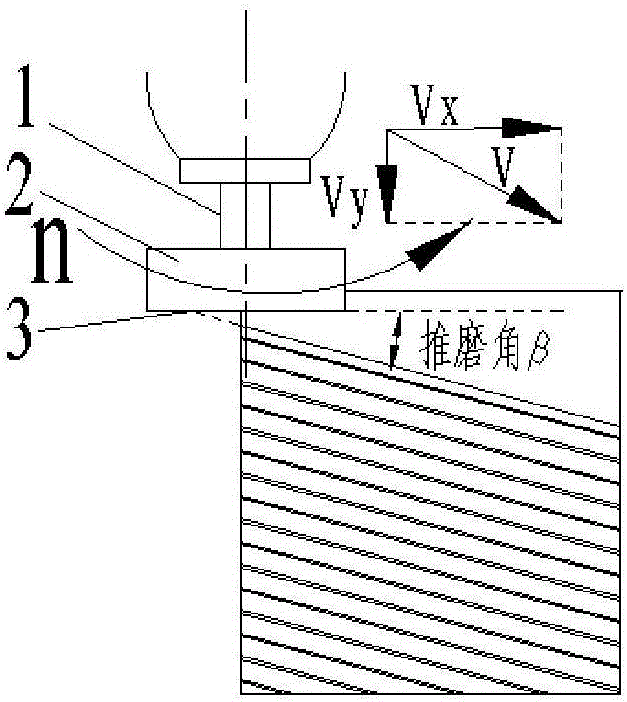 Ceramic cutting-milling combined-type plane processing method based on crack propagation effect