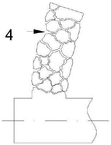 Ceramic cutting-milling combined-type plane processing method based on crack propagation effect