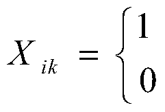 Site selection method for electric power material distribution center