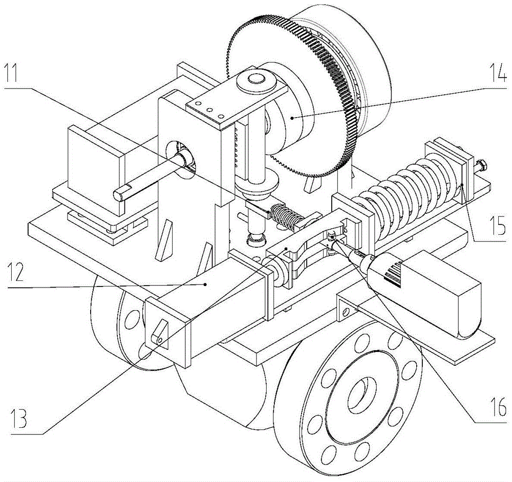 Mechanical ultra-high pressure and ultra-low pressure emergency shut-off valve