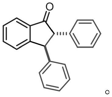 Method for synthesizing 2, 3-disubstituted indanone derivative in water phase at one time