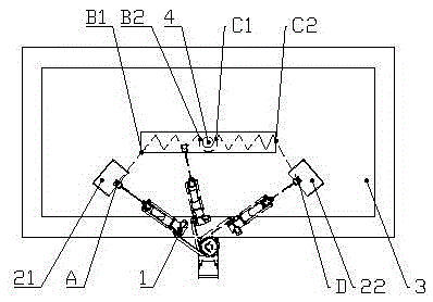 Automatic casting powder adding device for articulated robot