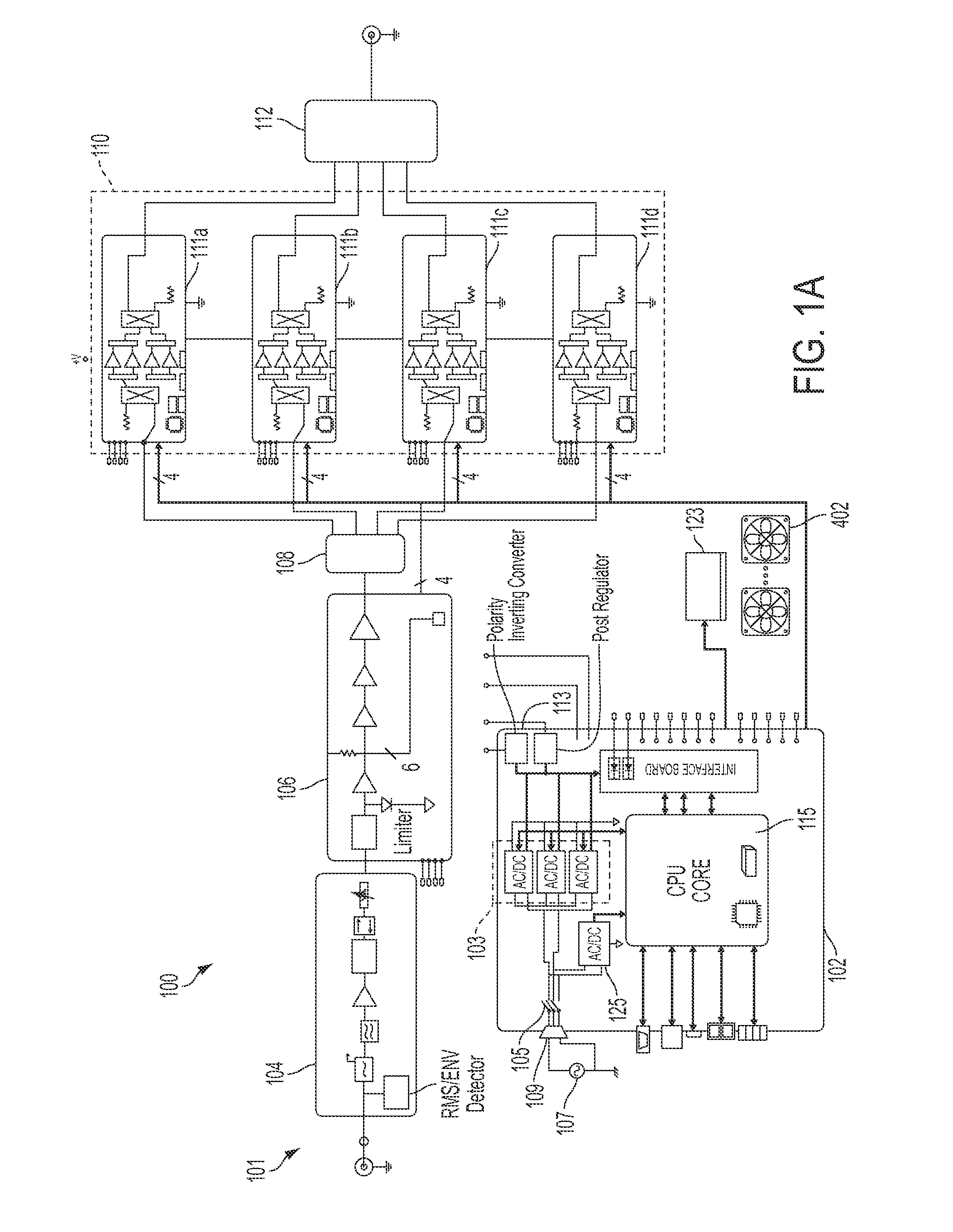 RF power amplifier and method of assembly for same
