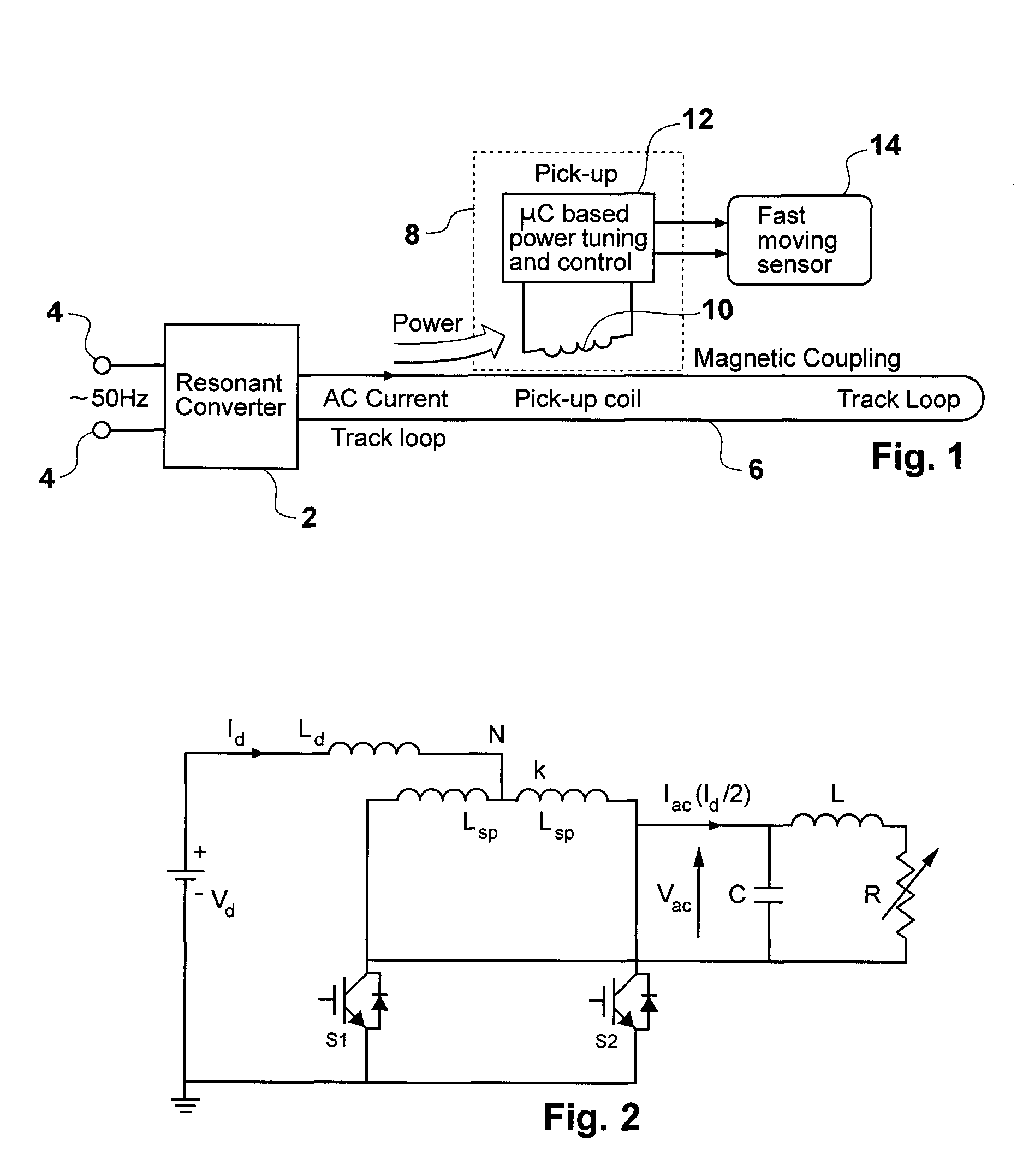 Variable reactive element in a resonant converter circuit