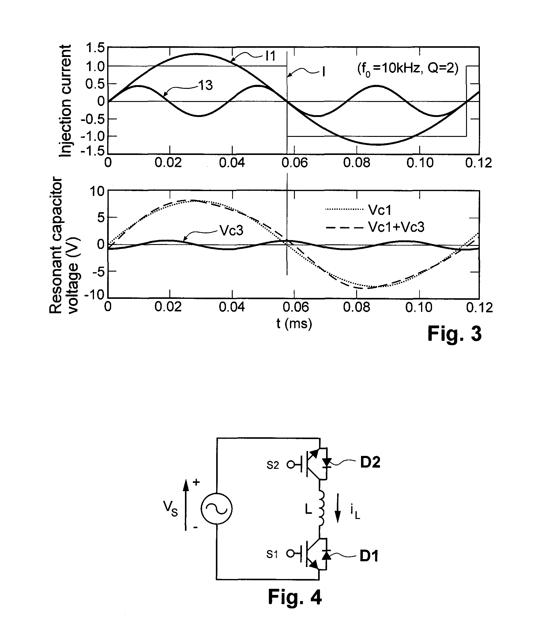 Variable reactive element in a resonant converter circuit