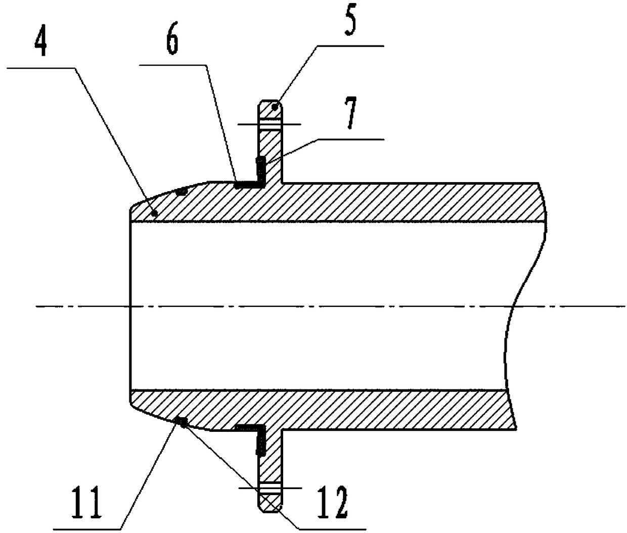 A steel-plastic composite pipe joint and method thereof