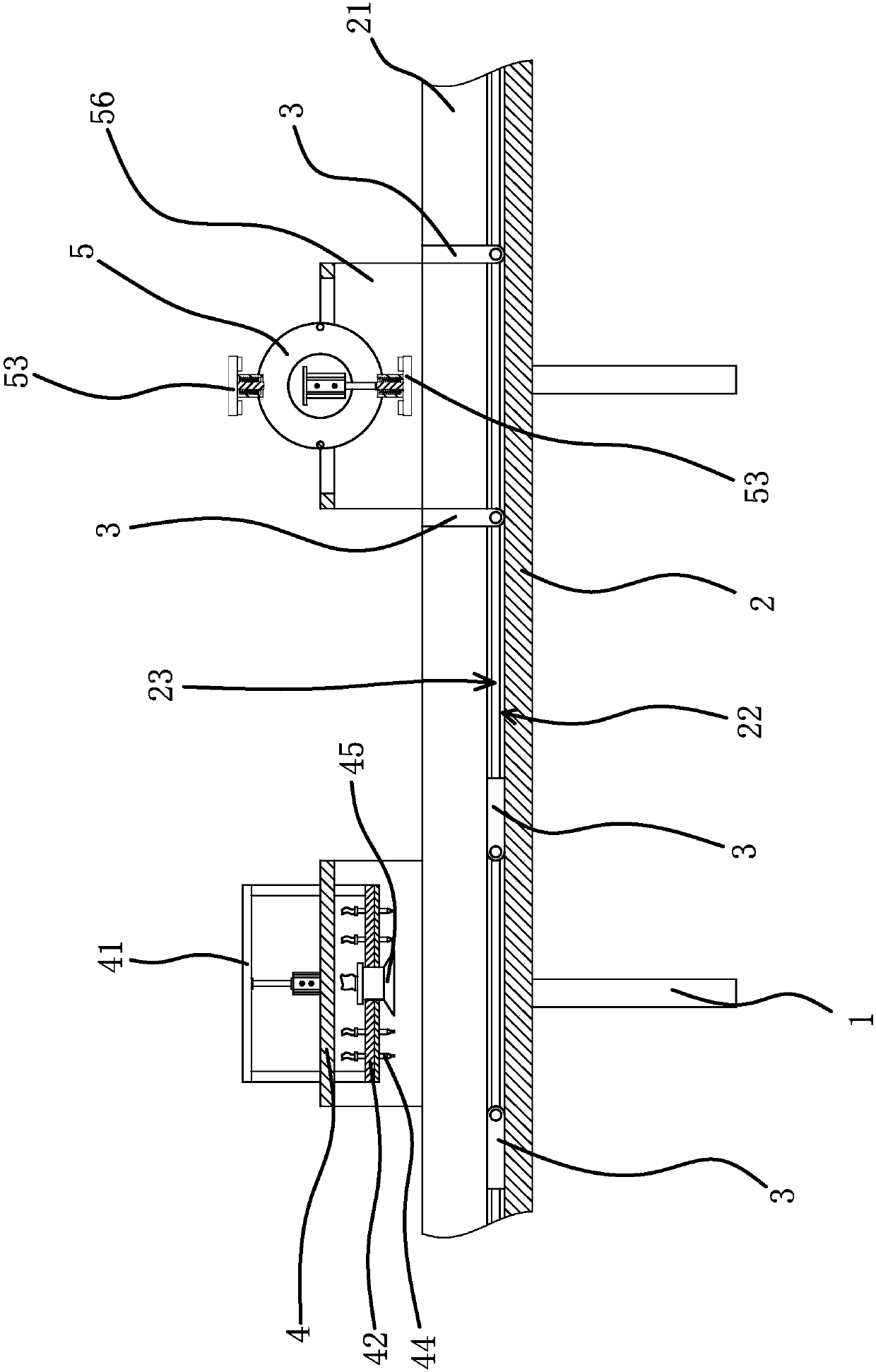 Dust collection mechanism of packing machine