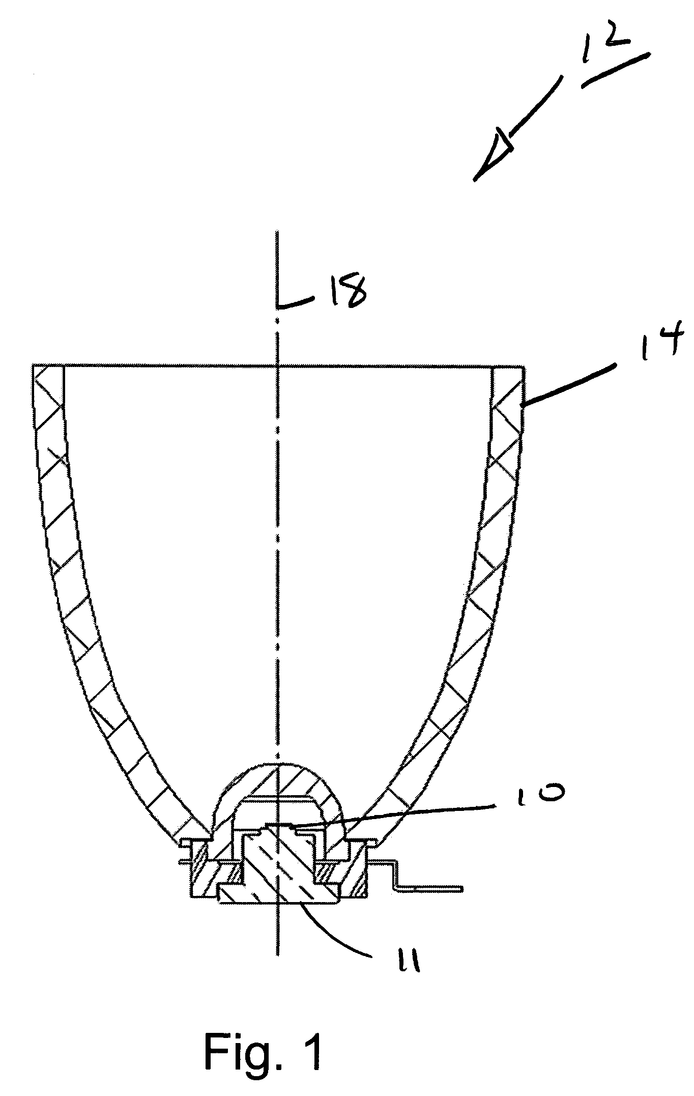 Apparatus and method for improved illumination area fill