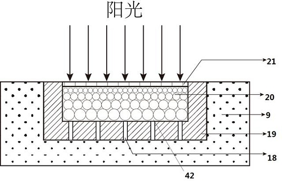 Pneumatically-driven solar tracking heat collecting device and air cylinder structure thereof