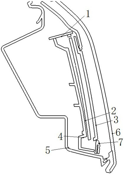 Automobile lamp light-emitting structure and automobile