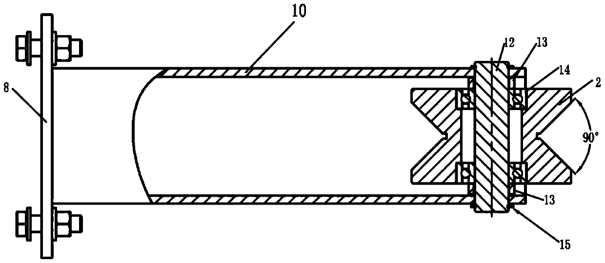 Steel box girder construction platform and using method