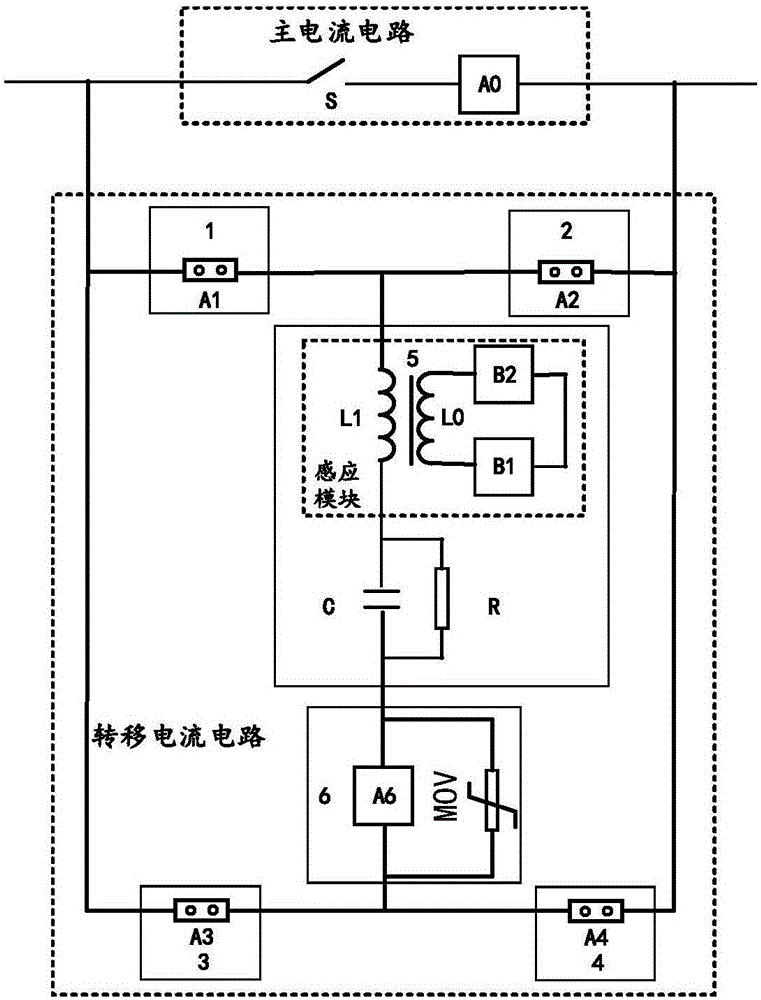 Arcless DC circuit breaker and using method thereof