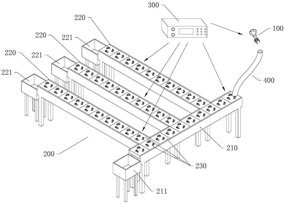 Citrus picking and sorting integrated device based on symmetrical multi-finger clamp holders