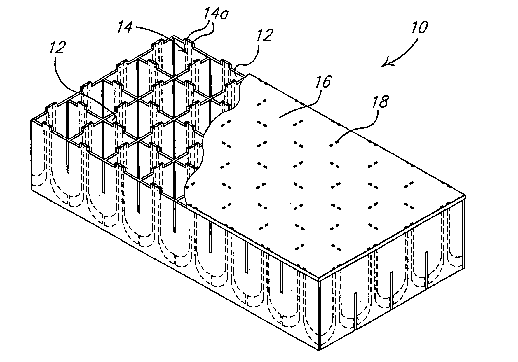 Design and fabrication methodology for a phased array antenna with shielded/integrated feed structure