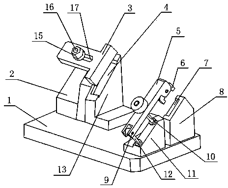 Device for positioning special-shaped components with specific structures