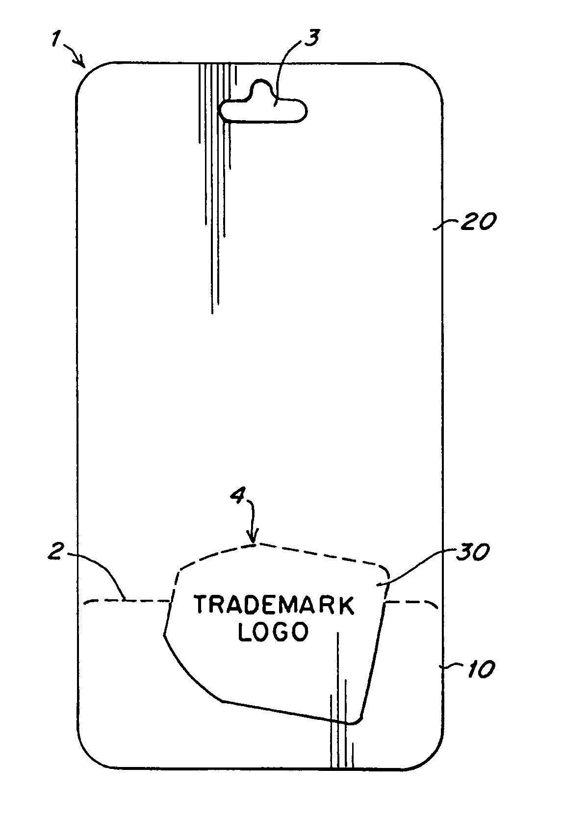 Transaction card with shaped edge