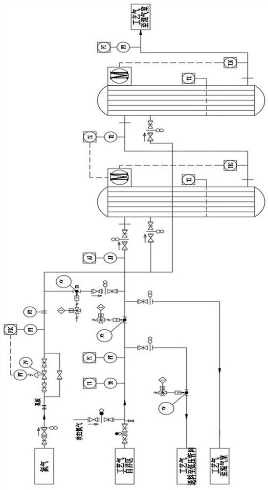 Metallurgical gas electric heating device and heating system