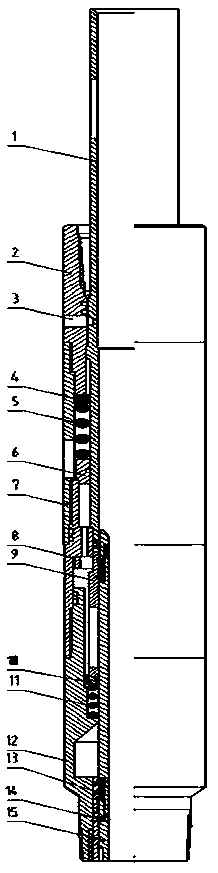 Layered acidification and layered water injection measurement and adjustment integrated multi-functional pipe column