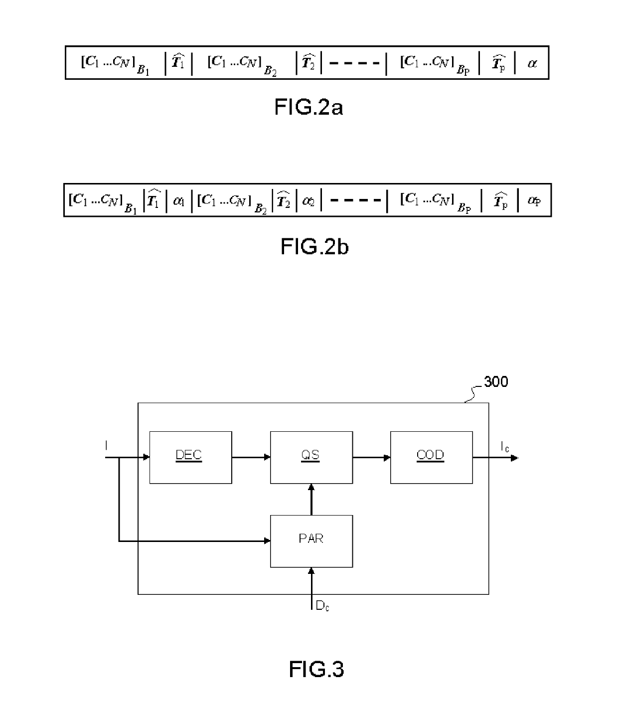 Image compression method allowing a set compression quality to be obtained