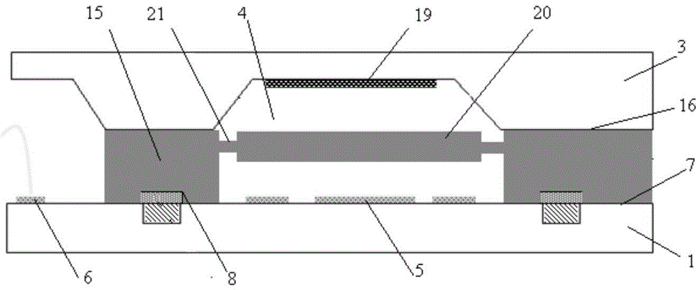 MEMS wafer level vacuum packaging structure and method