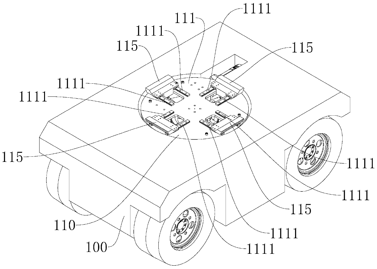 Carrying device capable of adapting to uneven ground environment