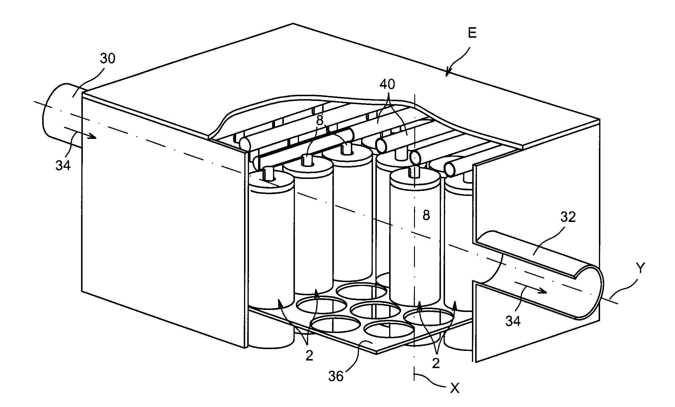Hydrogen storage tank comprising metal hydrides produced through simplified manufacture and storage device comprising at least such a tank