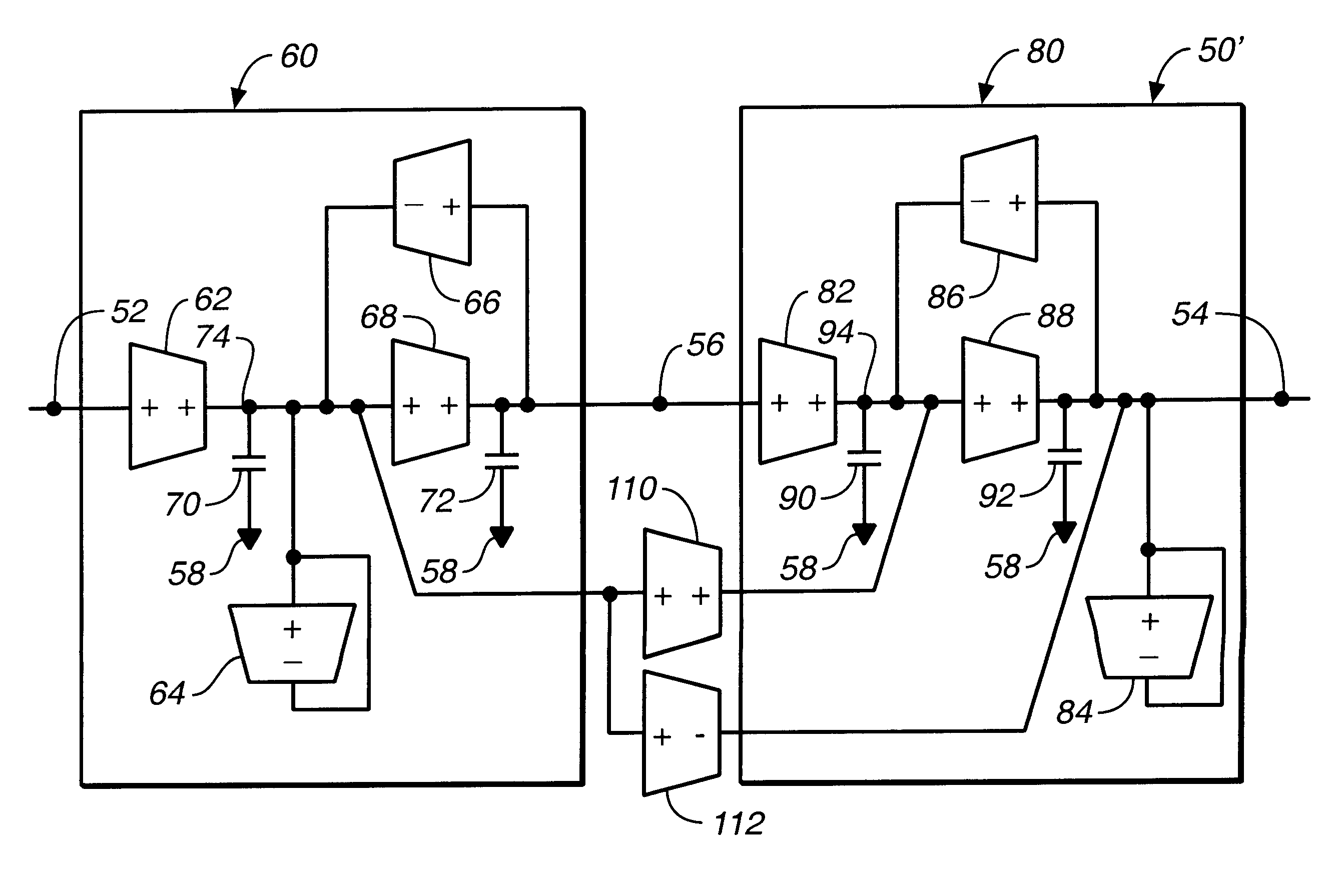 Magnitude and group delay shaping circuit in continuous-time read channel filters