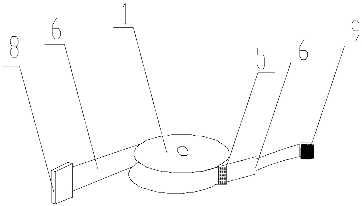 Portable automatic telescopic data line