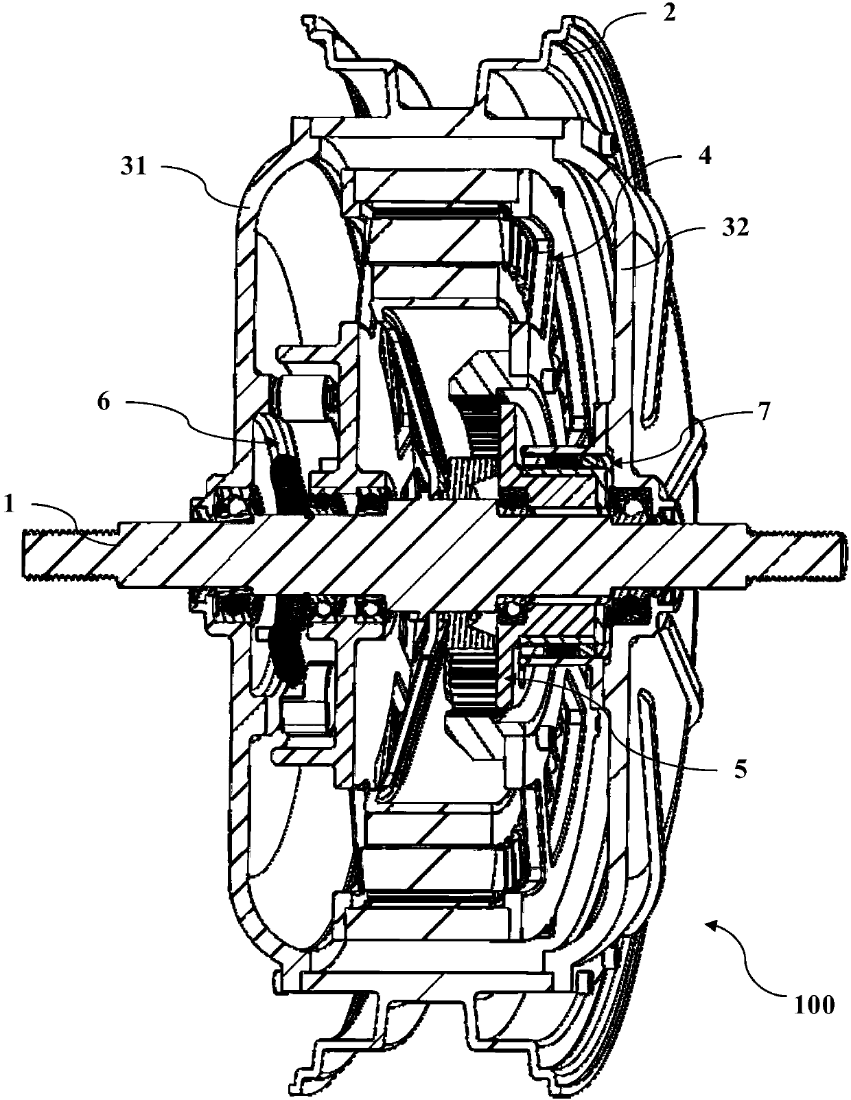 Variable-speed driving system