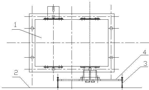 Center alignment method of large-sized equipment