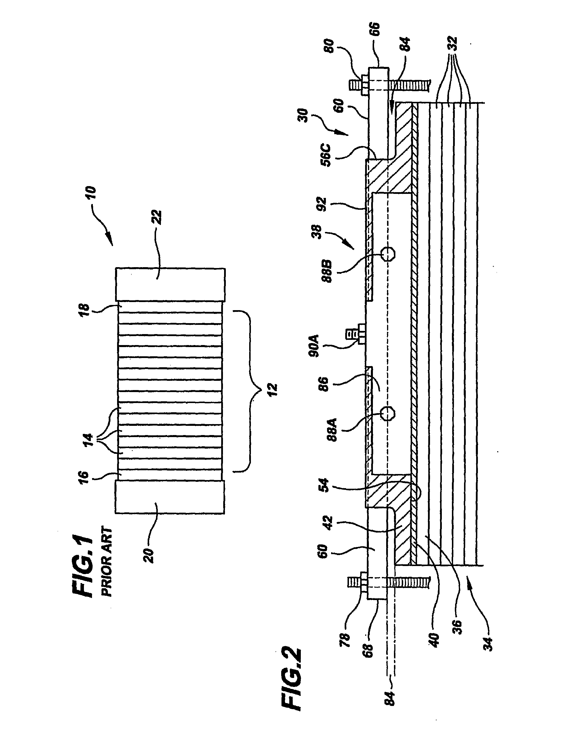 Fuel cell stack having an integrated end plate assembly