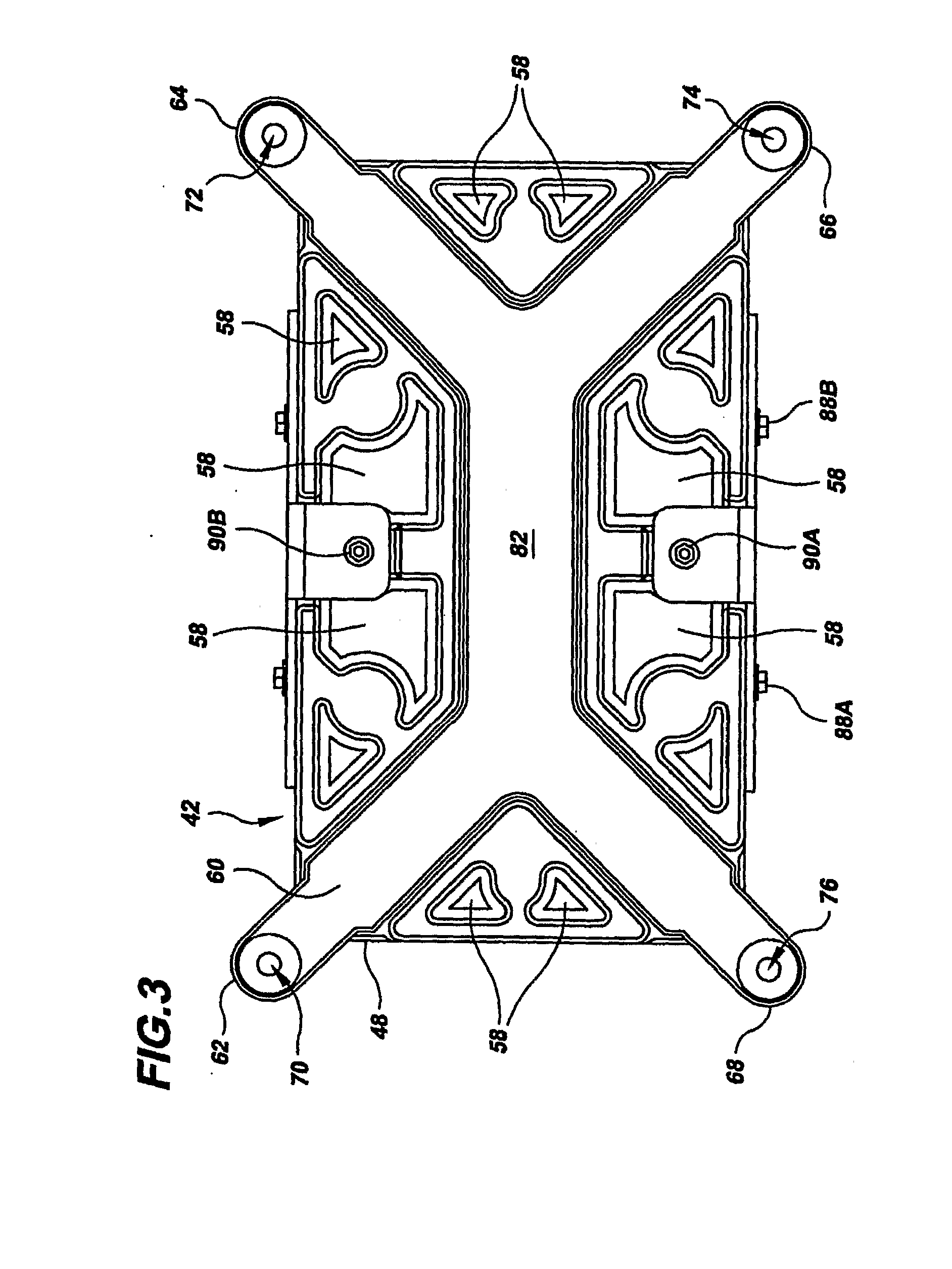 Fuel cell stack having an integrated end plate assembly