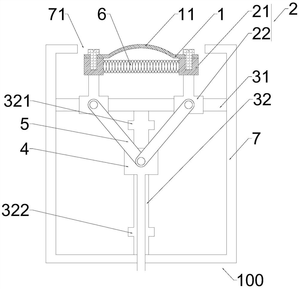 Ejector pin unit, chip stripping and picking device and chip stripping and picking method