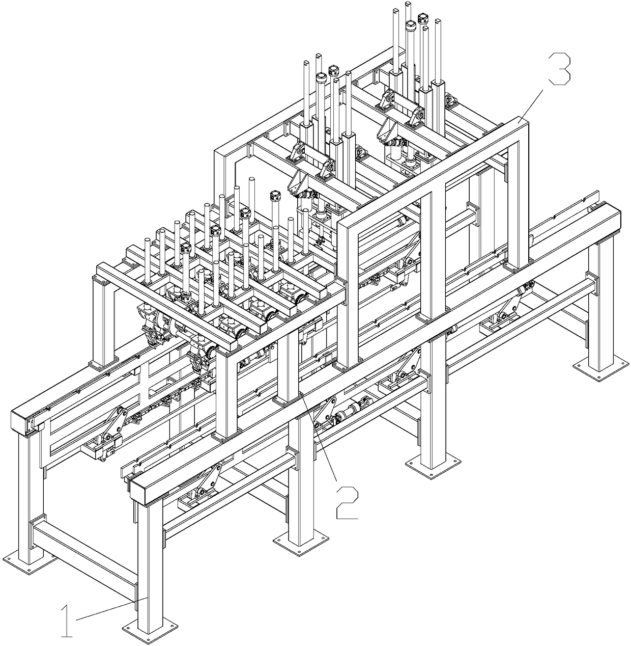 A kind of stripping device of cathode zinc plate