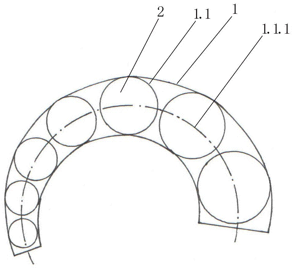 Seven-sound arc box-type arrayed drum