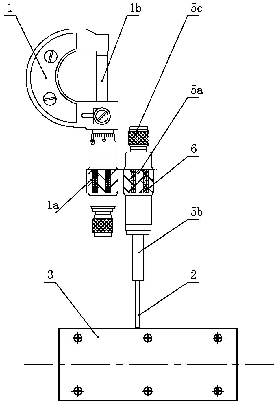 A device and method for making needle point defects for cable testing